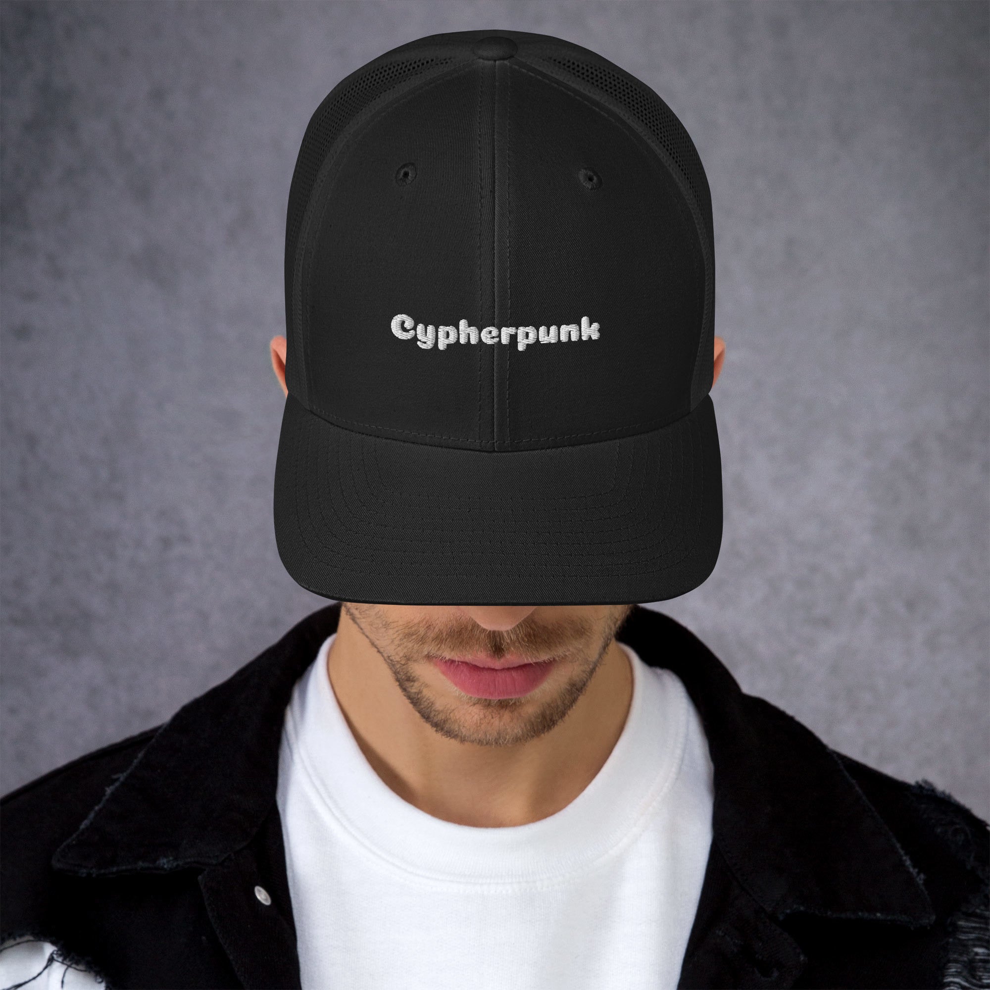 Casquette cypherpunk