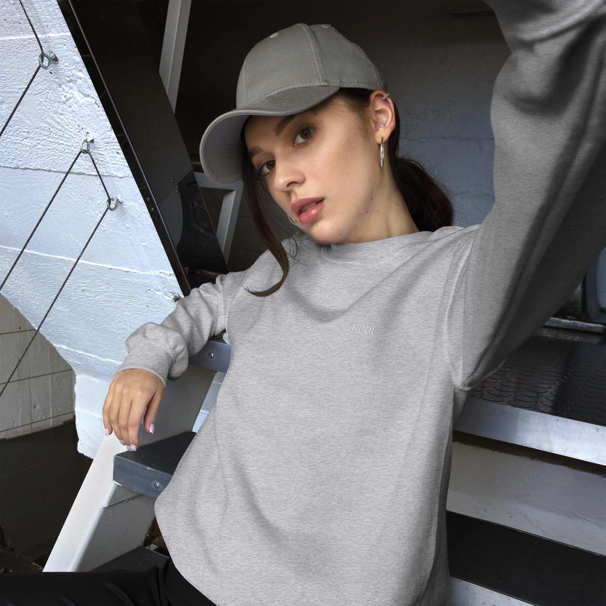 Sweat Unisexe à Col Rond Hodl