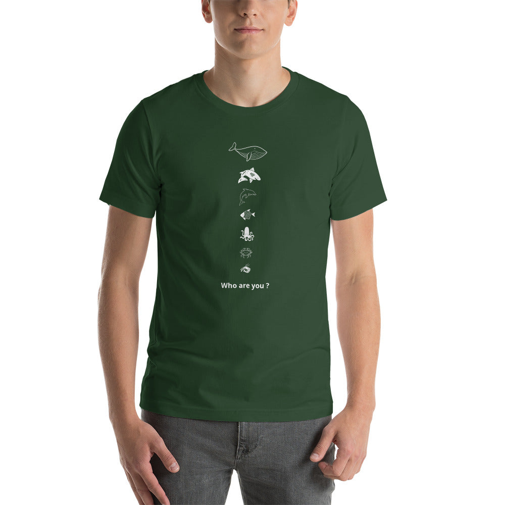 T-shirt unisexe Who are you
