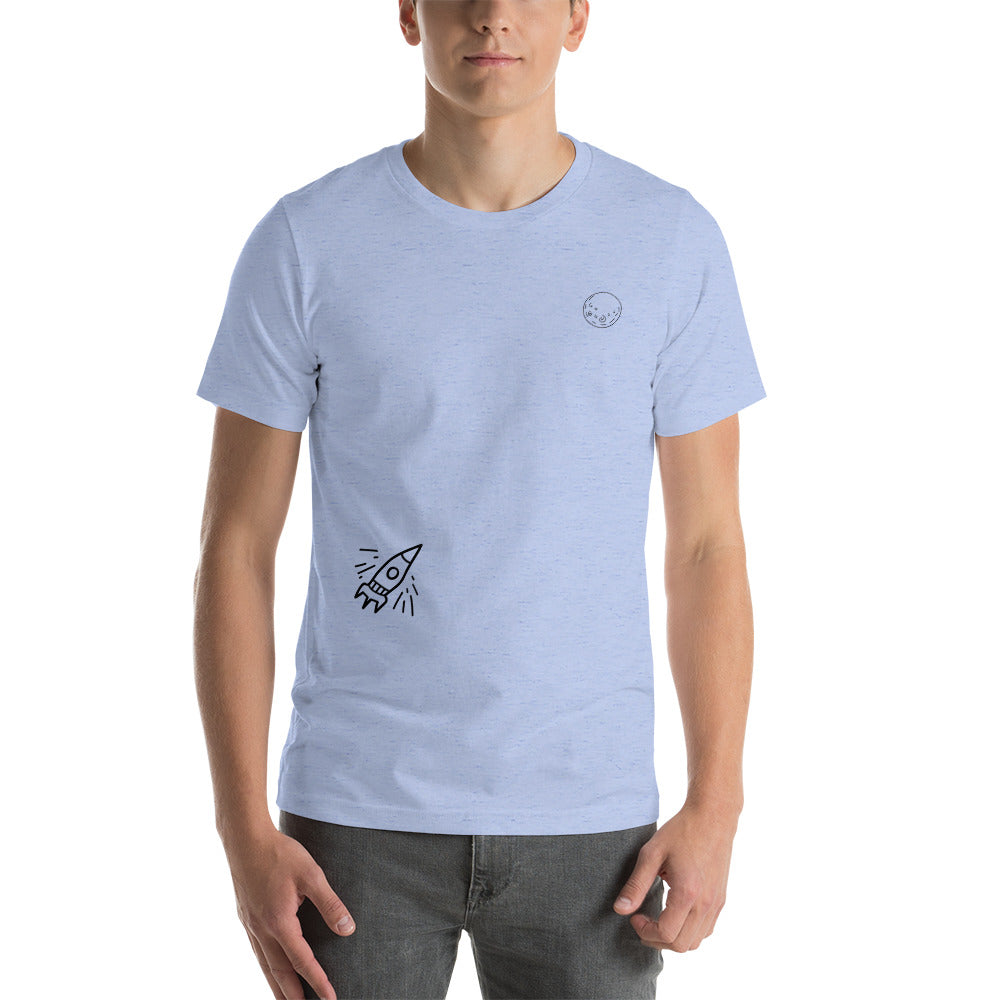T-shirt draw To the moon