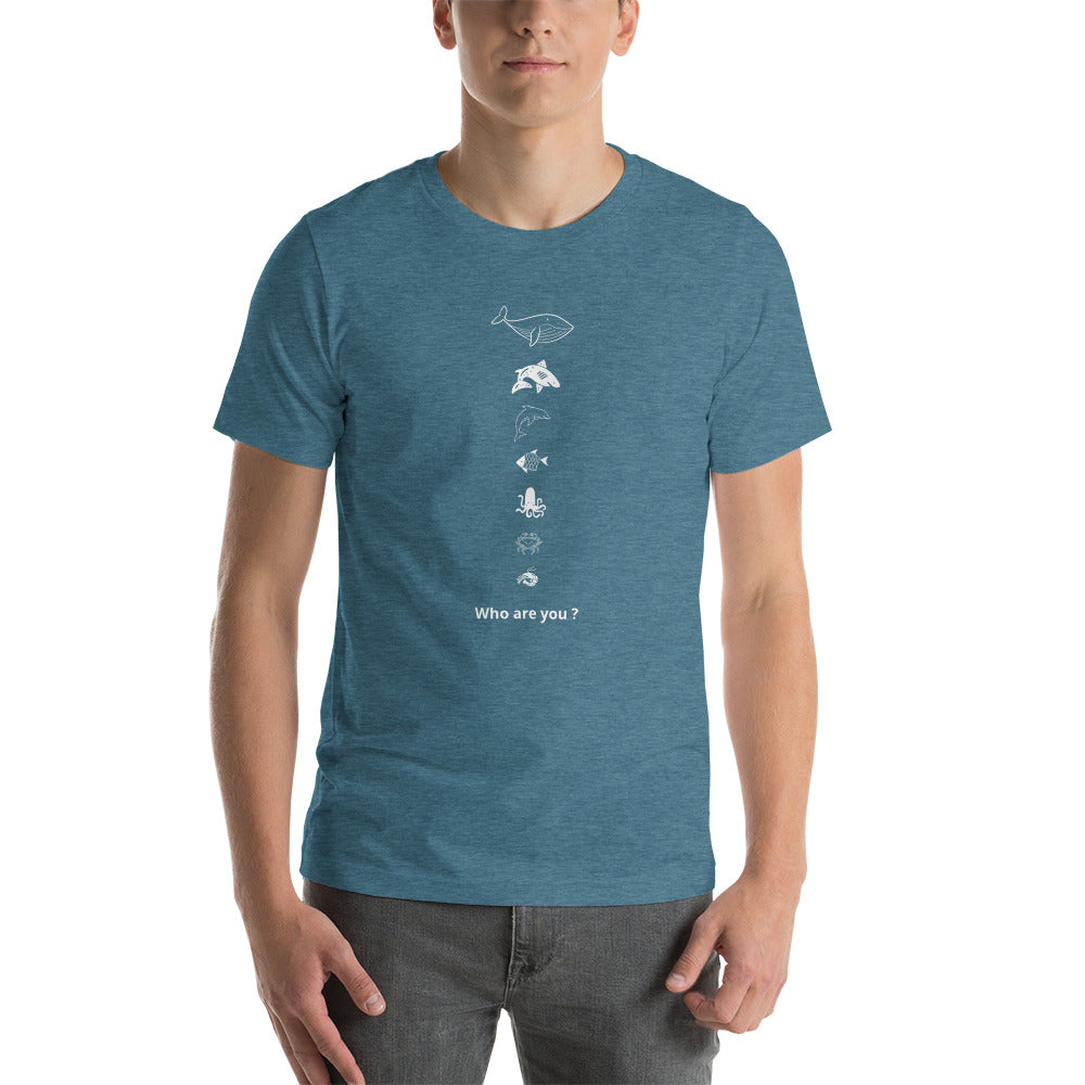 T-shirt unisexe Who are you