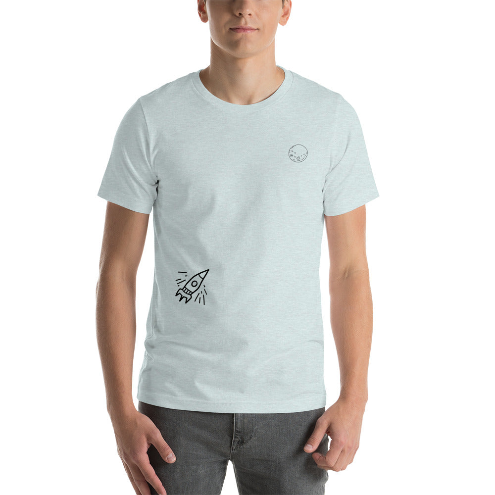 T-shirt draw To the moon