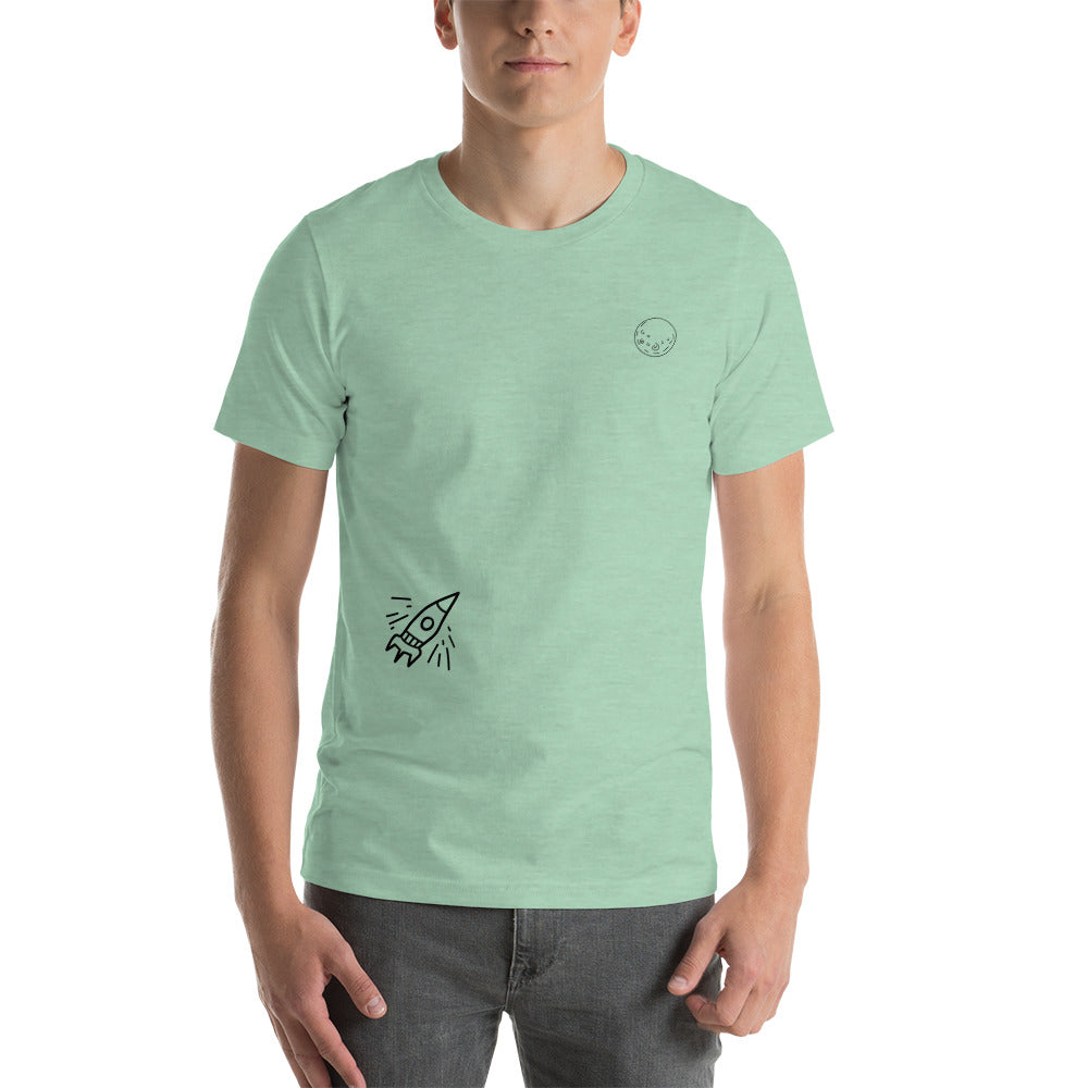 T-shirt draw To the moon
