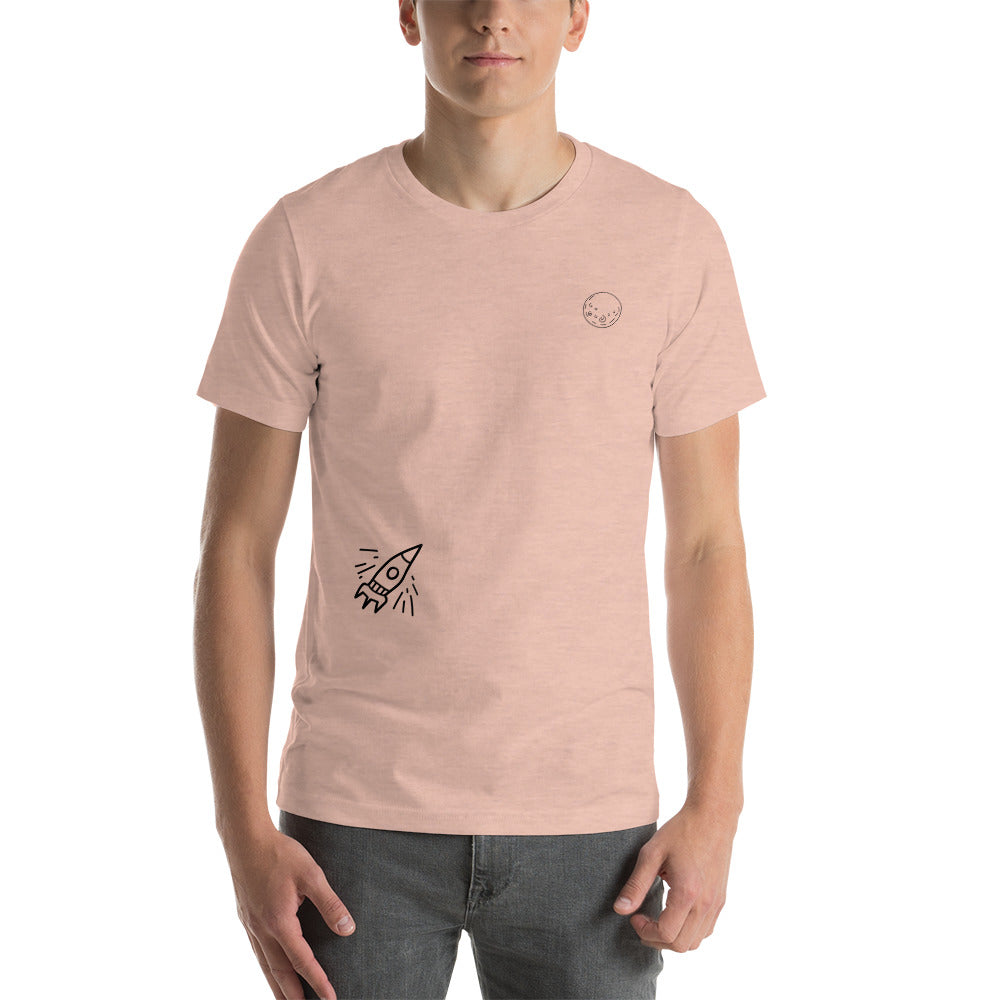 T-shirt draw To the moon