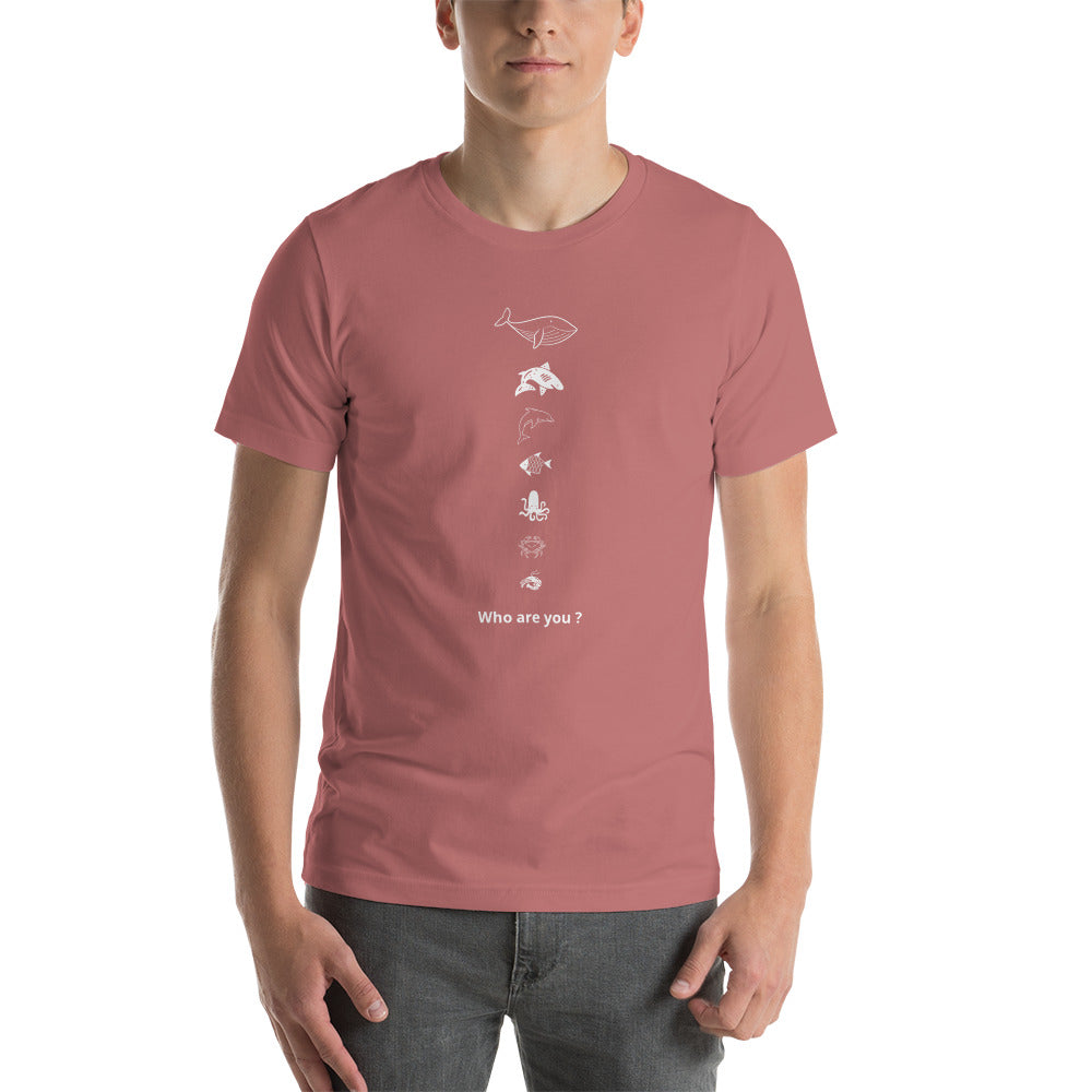 T-shirt unisexe Who are you
