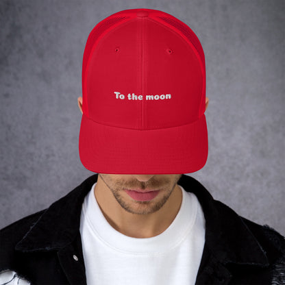 Casquette Trucker to the moon