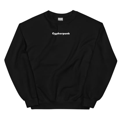 Sweat  Col Rond Cypherpunk