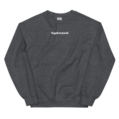 Sweat  Col Rond Cypherpunk