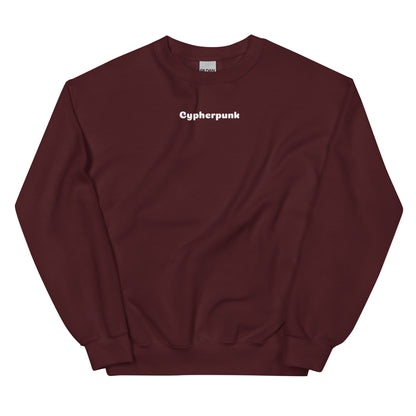 Sweat  Col Rond Cypherpunk
