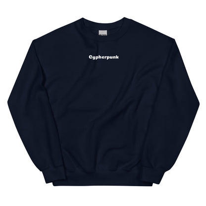 Sweat  Col Rond Cypherpunk