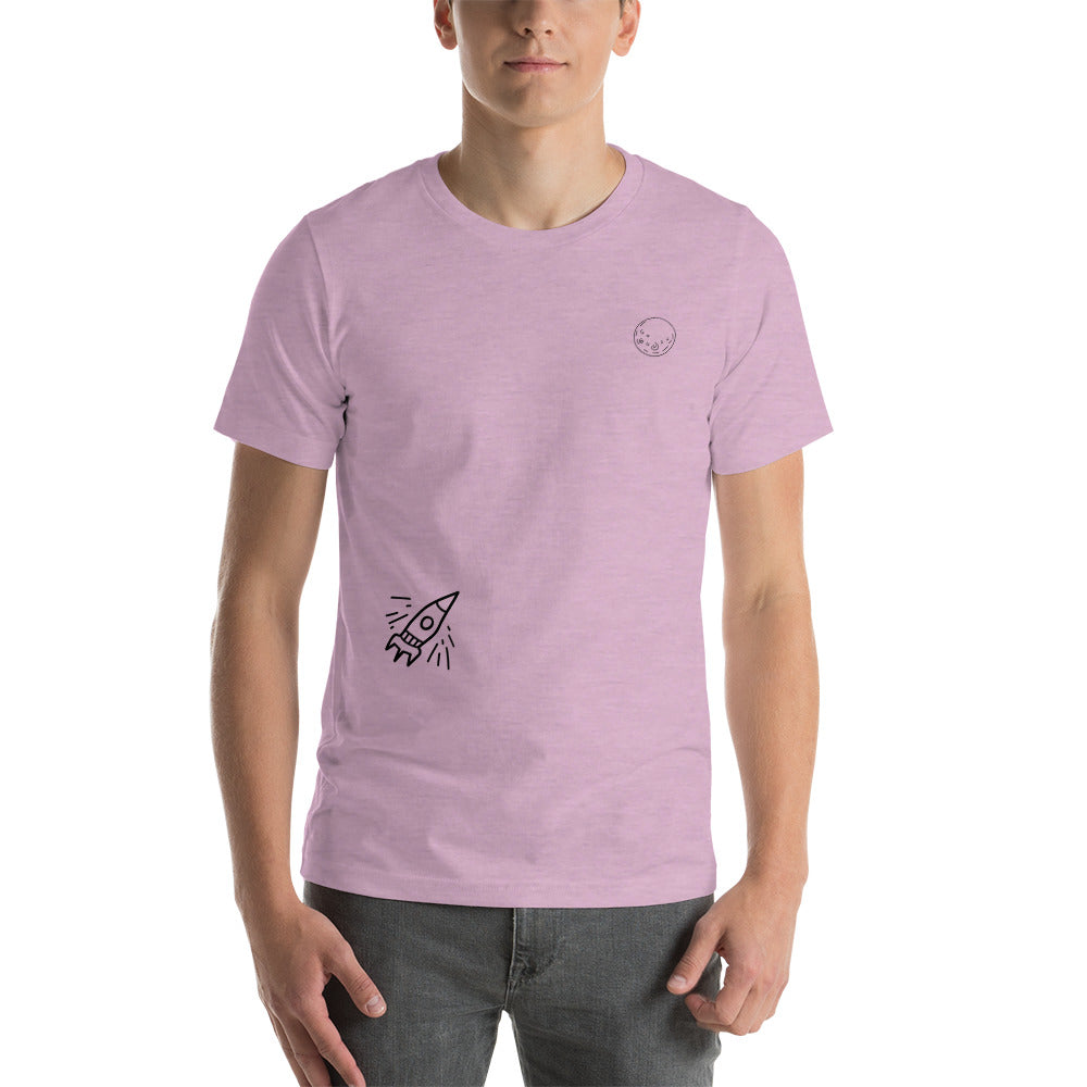 T-shirt draw To the moon