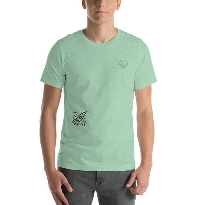 T-shirt draw To the moon